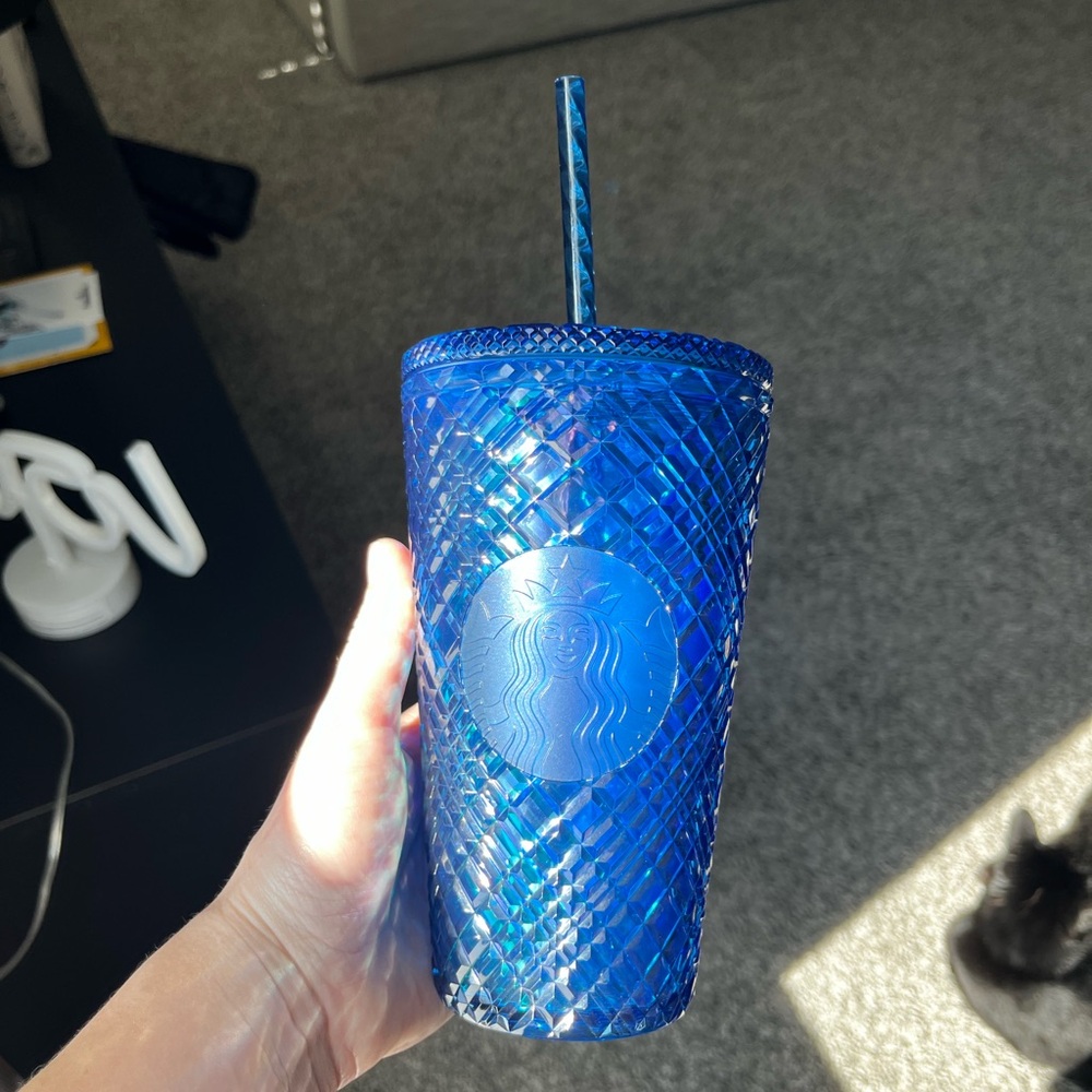 Starbucks Radiant Blue Textured Tumbler